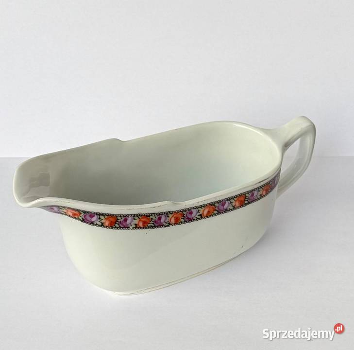 Przedwojenna sosjerka porcelanowa z motywem róż Kraków sprzedam