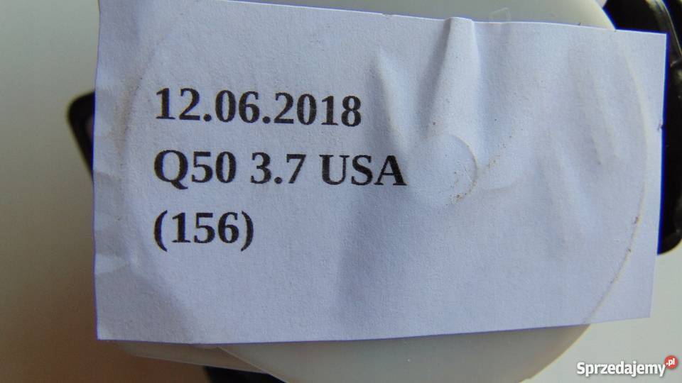 PAS BEZPIECZEŃSTWA TYŁ INFINITI Q50 wielkopolskie Nowy Tomyśl