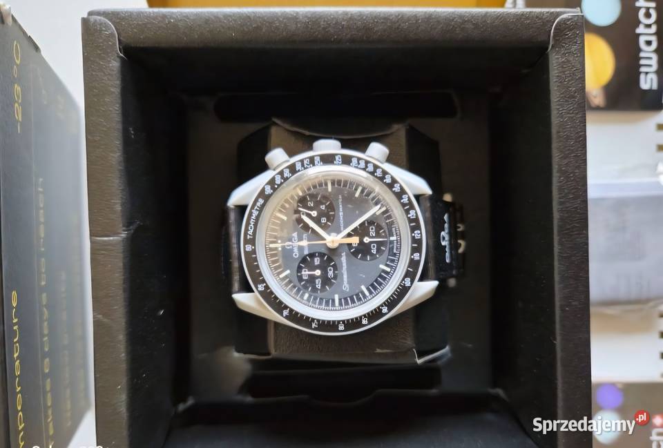Omega x Swatch Mission To Neptune kolor szaro Konstancin-Jeziorna sprzedam