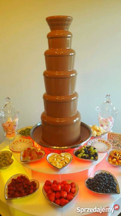 Fontanna Czekoladowa Najwyższa w Polsce Kraków