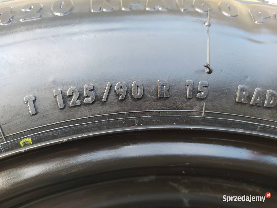 BMW koło dojazdowe 12590R15 podkarpackie Zarzecze sprzedam