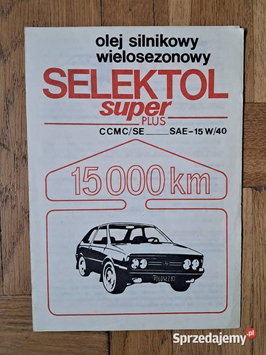 Selektol super plus Reklama Warszawa