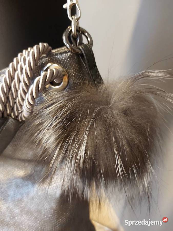 Szara Torba oryginalny pompon z jenota Olkusz sprzedam