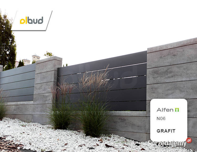 Ogrodzenie aluminiowe ALFEN N06 Olbud Ogrodzenia Sopot