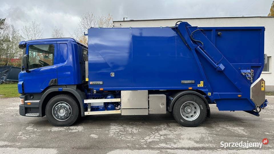 SCANIA P 230 śmieciarka 14 m3 NTM 2 k Nowiny