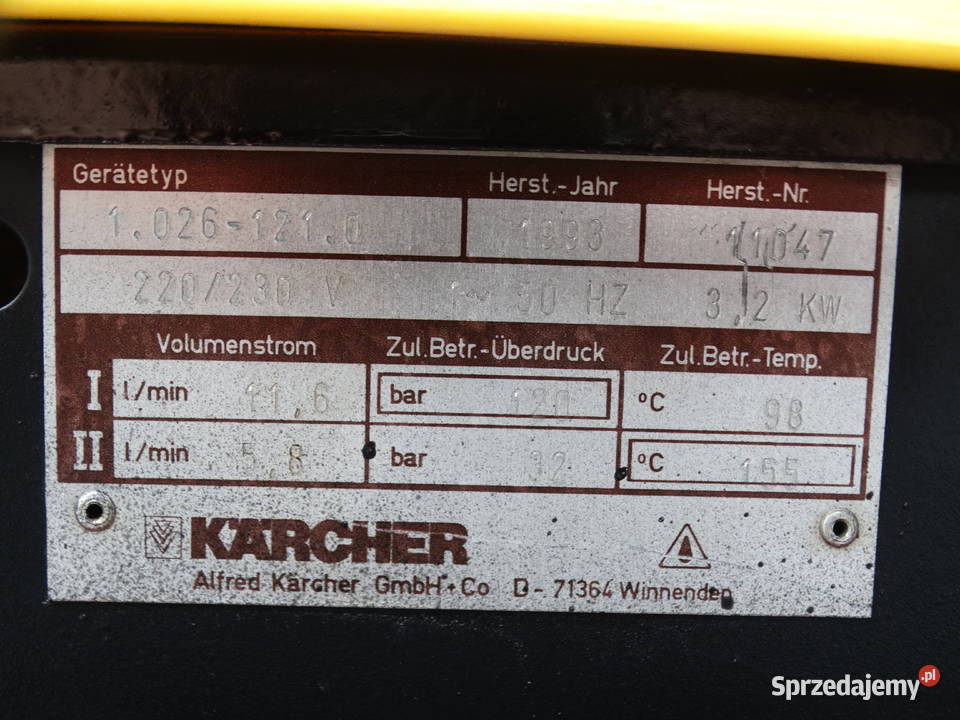 Myjka Ciśnieniowa Karcher HDS 755 32 kW gorąca