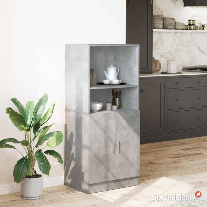Szafka kuchenna szarość betonu 57x415x1315 Meble Warszawa