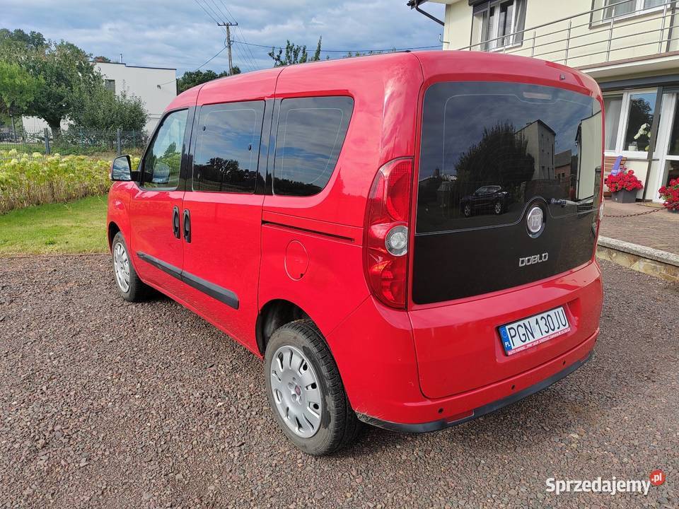 Fiat Doblo 14 benzyna 95 osobowy klima światła przeciwmgielne wielkopolskie Bożatki