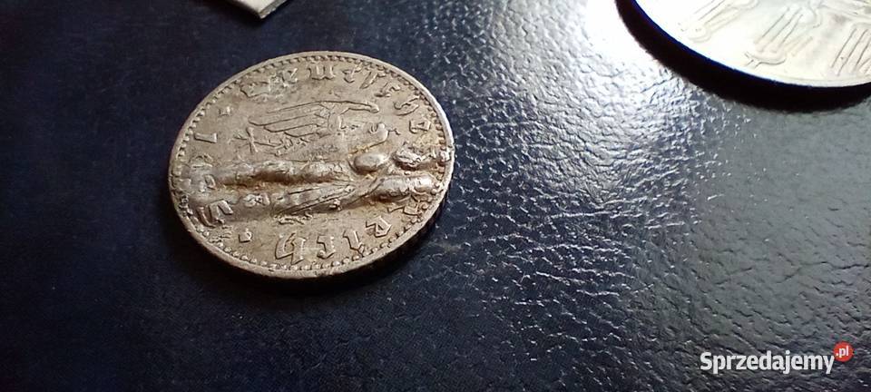 Stare monety 50 reichfenig 1935 J Niemcy Lesko
