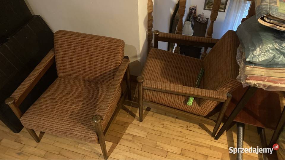 Fotel lisek PRL 2 Łomianki Dolne