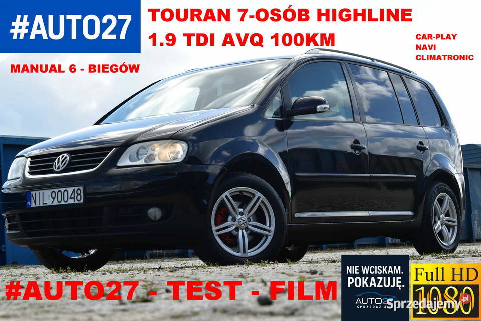 AUTO27 Film Highline 19TDI 100 7 osób Android Iława