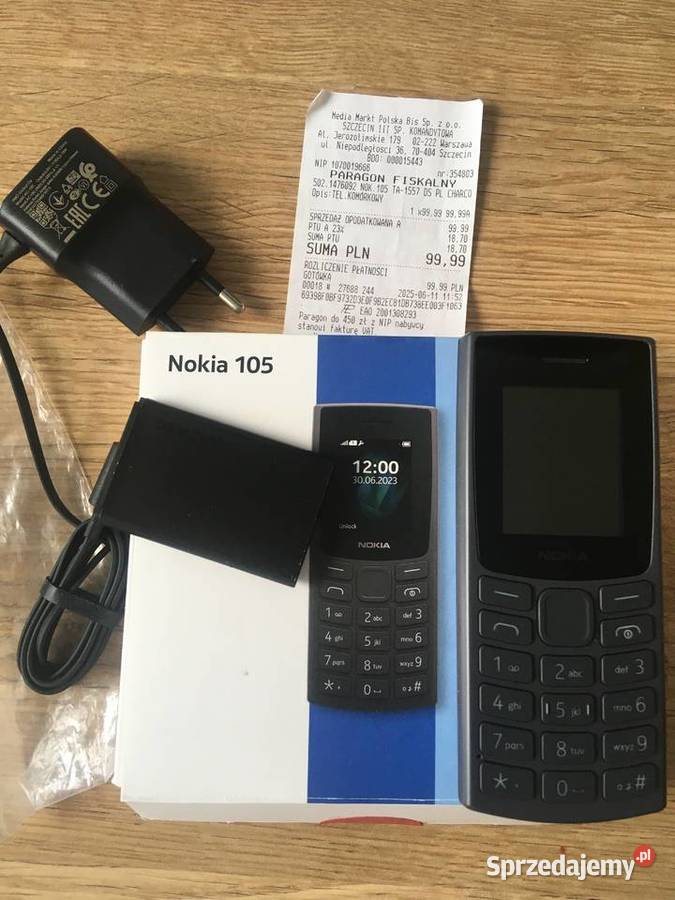 nowa Nokia 105 dual sim na gwarancji 15 miesięcy Szczecin sprzedam