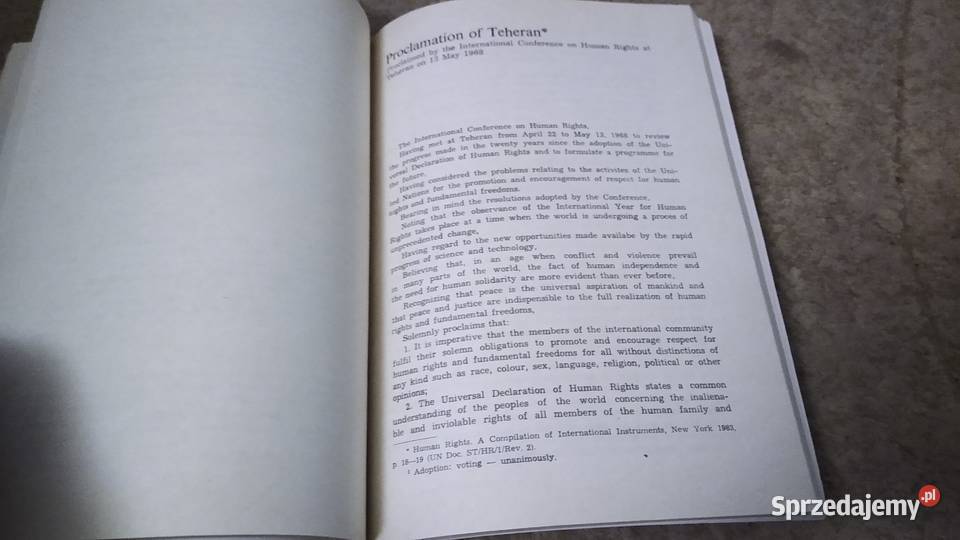 Prawa człowieka dokumenty międzynarodowe Kędzia Gdańsk sprzedam