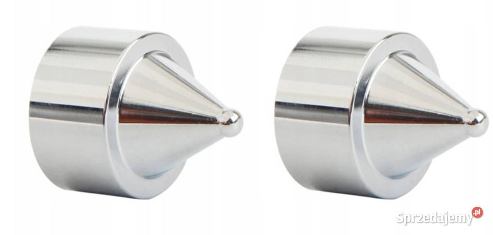 OZDOBNE KOŁPAKI KAPSLE NAKŁADKI NA ŚRUBY CHROM 2