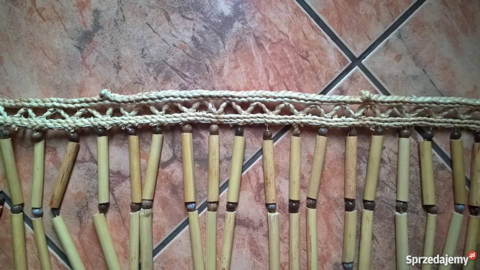 Zasłona kotara z naturalnego bambusa bambusowa opolskie Kluczbork sprzedam