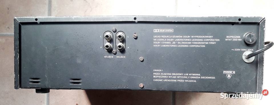 Diora MDS 454 deck magnetofon brak docisku i śląskie