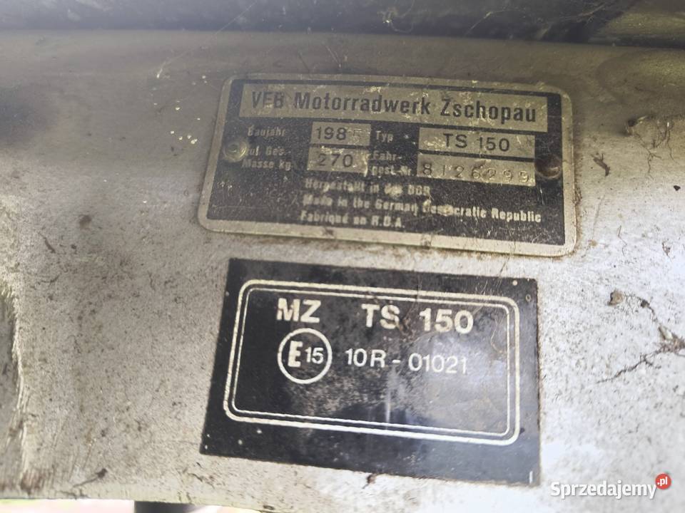 MZ TS 150 150cm3