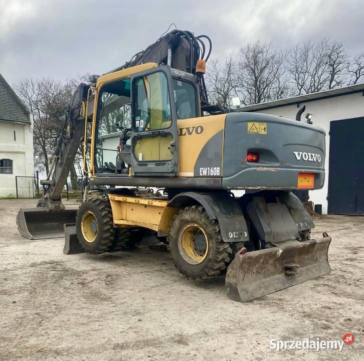 Koparka kołowa VOLVO EW160B Rototilt 2 łyżki Oborniki