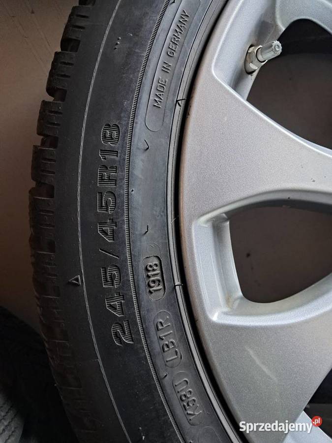 Koła aluminiowe alufelgi mercedes 24545R18 opony