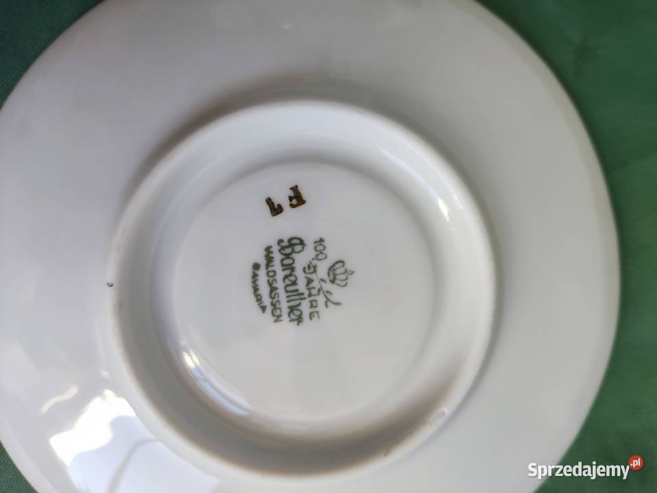 Filiżanka ze spodkiem porcelana Bareuther Głuchołazy