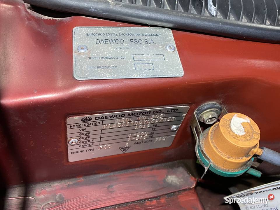 DAEWOO TICO 29 1 właściciel ORYGINAŁ Film GARAŻ Wieliszew