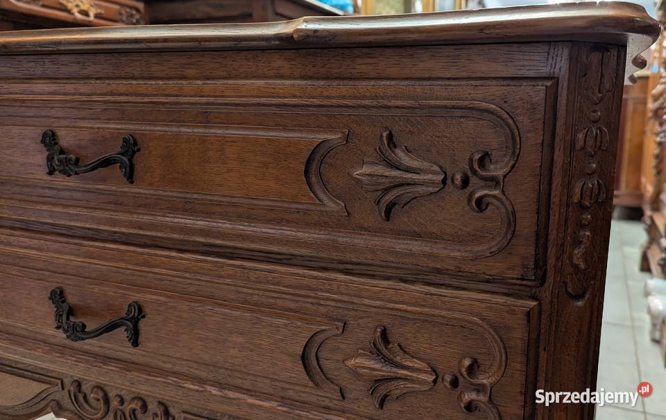 Dębowa komoda ludwikowskasklep Dąbrowa Górnicza sprzedam