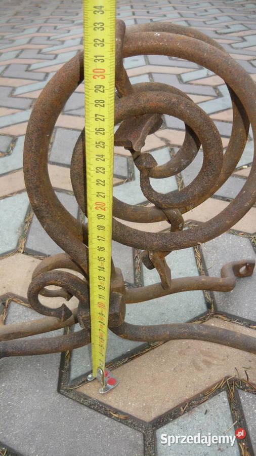 Okucia bryczki sań powozu kute kowalskie stare Sokółka