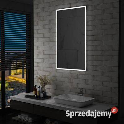 vidaXL Ścienne lustro łazienkowe z LED 60 x 100 Warszawa