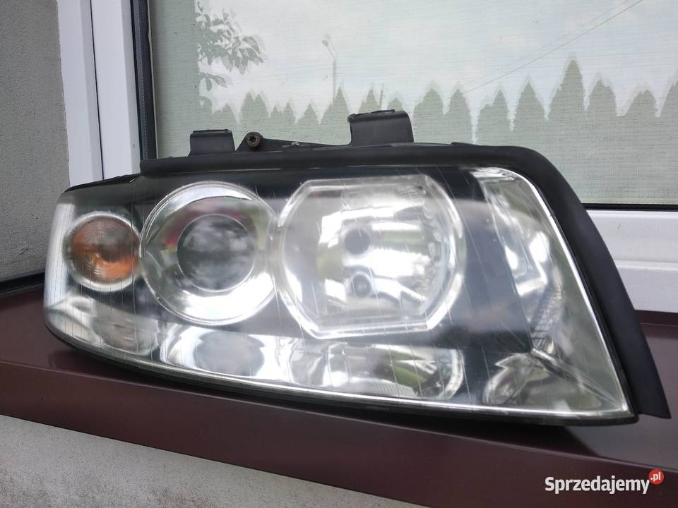 Audi A4 B6 lampy przednie reflektory przód prawy osobowe Lampy przednie łódzkie Sieradz