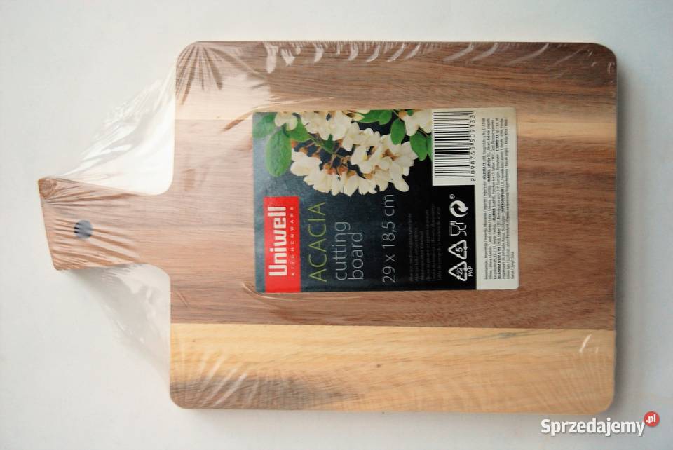Akacjowa gruba deska do krojenia akacja Uniwell Lublin