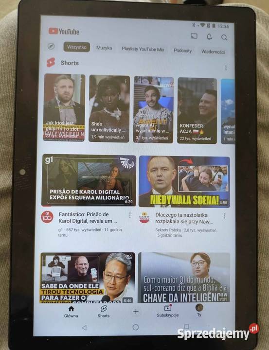 Tablet 10 z SIM etui z klawiaturą OverMax łódzkie Łódź
