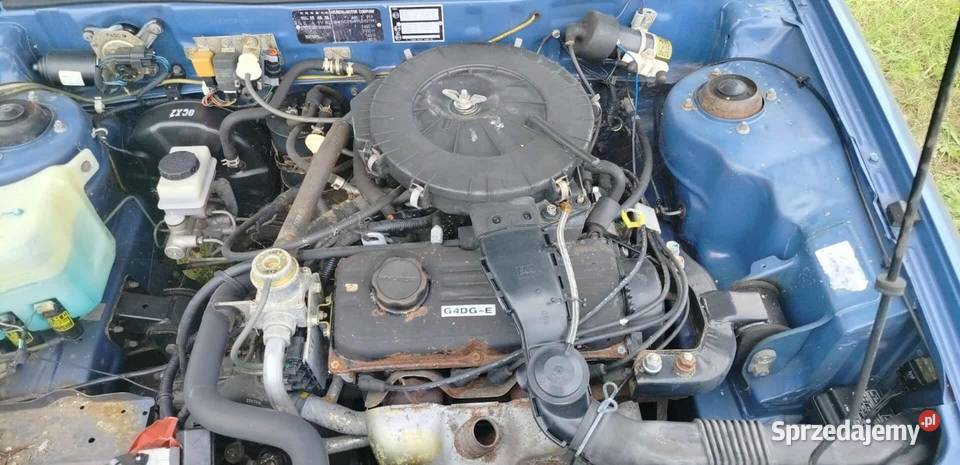 Hyundai Pony Niski przebieg Ciekawy youngtimer Ząbrowo
