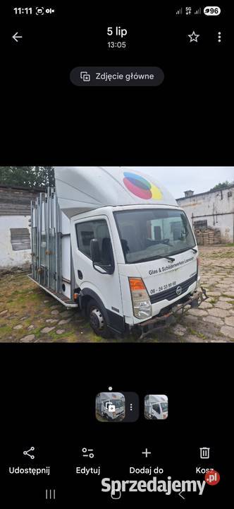 Nissan Cabstar 25 dci 2008 blizniaki Maxity 130 Lębork