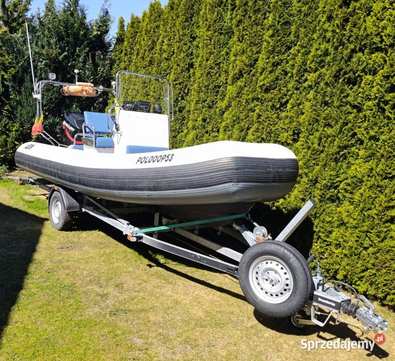 RIB Leon 540 Hypalon 2023 łódź motorówka Mercury Dębogórze
