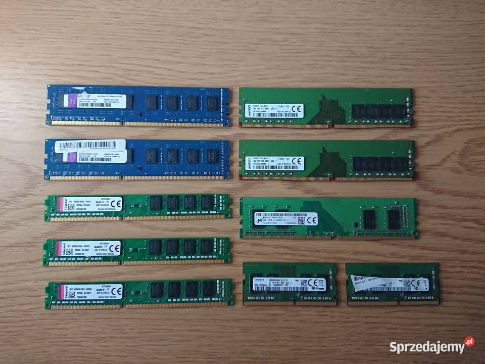 Różne pamięci RAM DDR3 DDR4 4GB Elektronika Pawłów