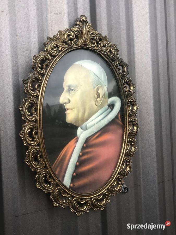 Papierz ładna ramka szkłem Łowicz