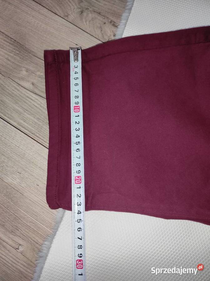 Krótkie spodenki męskie bordowe przed kolano 36 Warszawa