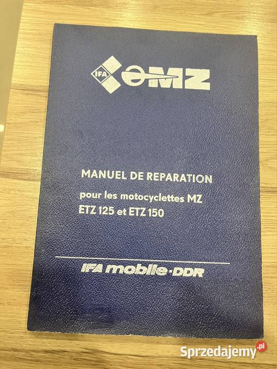 Książka instrukcja naprawy mz etz 125150 export Wola Raniżowska