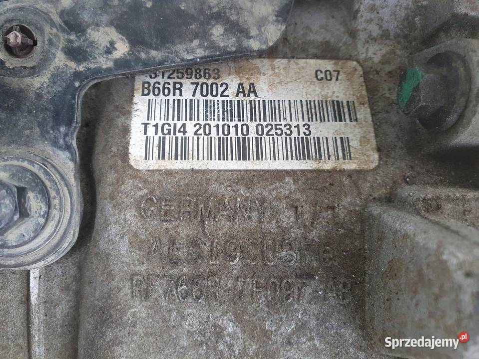Volvo S40 II V50 20 D SKRZYNIA BIEGÓW B66R7002AA Skrzynie biegów manualne