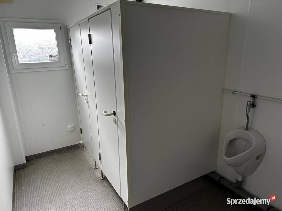 KONTENER SANITARNY WYPOSAŻONY 2x WC 2x PISUAR 2x Pozostałe Wrocław