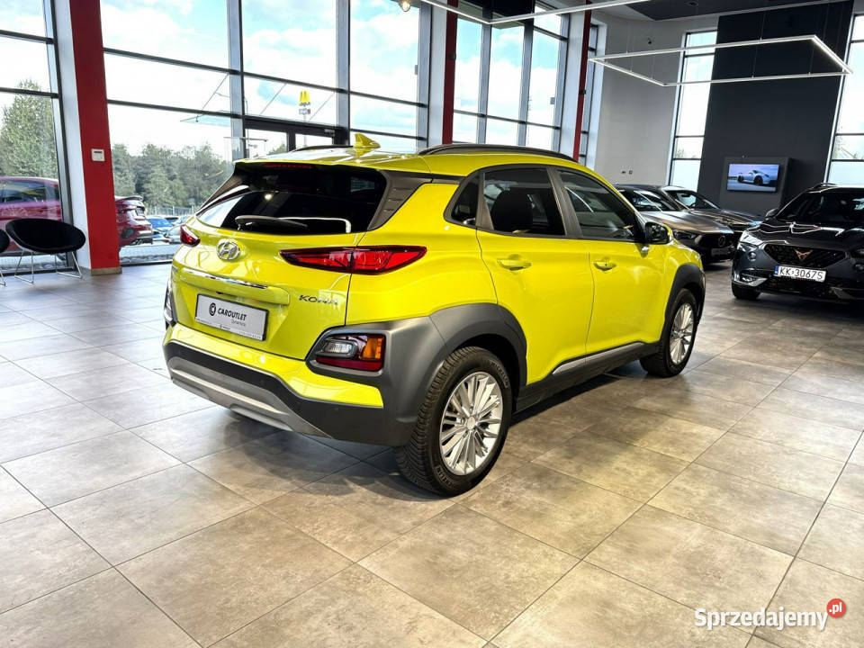 Hyundai Kona 16TGDI 177 DCT 2020 r salon I komputer pokładowy Myślenice