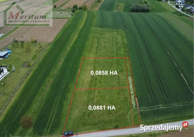 sprzedaży działki 881m2 Głowienka 881m2