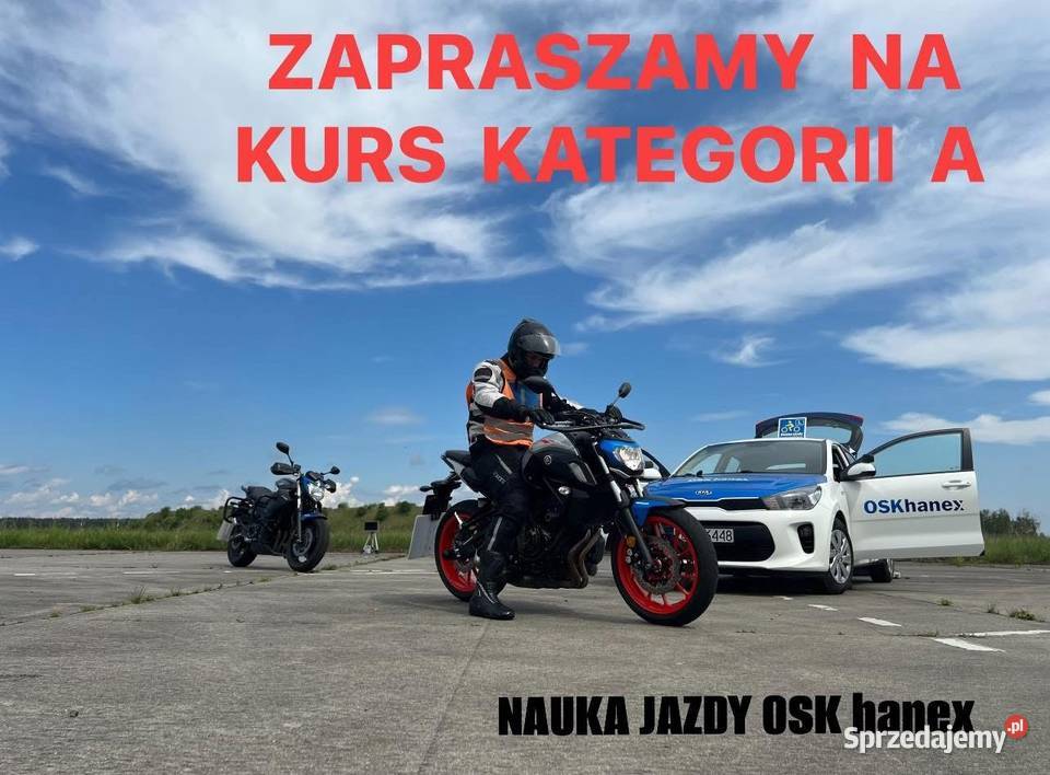 NAUKA JAZDY OBORNIKI OSK HANEX ZDAĆ EGZAMIN KAT twarda sprzedam