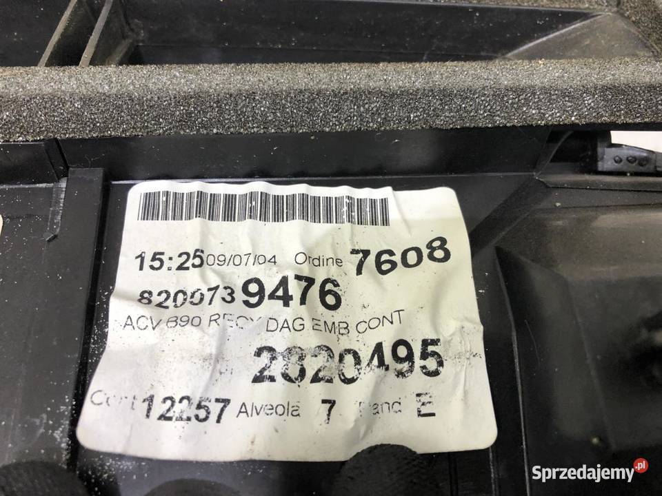 NAGRZEWNICA DMUCHAWA KOMPLETNA DACIA SANDERO I