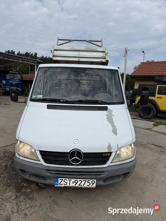 Mercedes sprinter 311 CDI wywrotka meiller biały Stargard