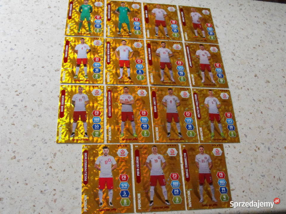 Karty piłkarskie Łączy Nas Piłka karty GOLD Częstochowa