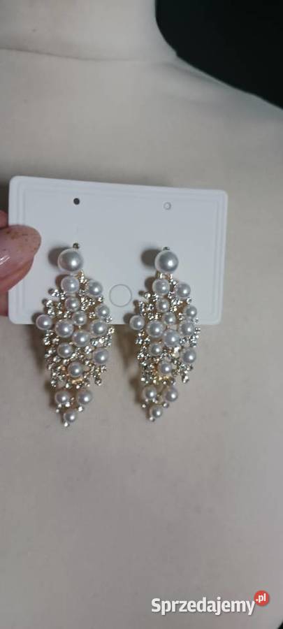 Kolczyki perełki Ostrowąs