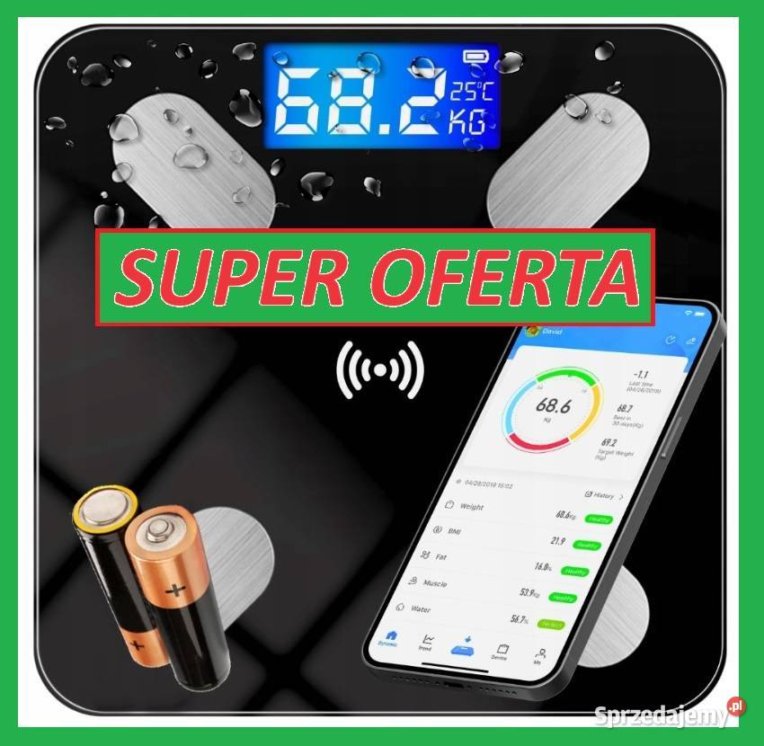 WAGA ŁAZIENKOWA ANALITYCZNA SLIM 180 SMART 26w1 Warszawa