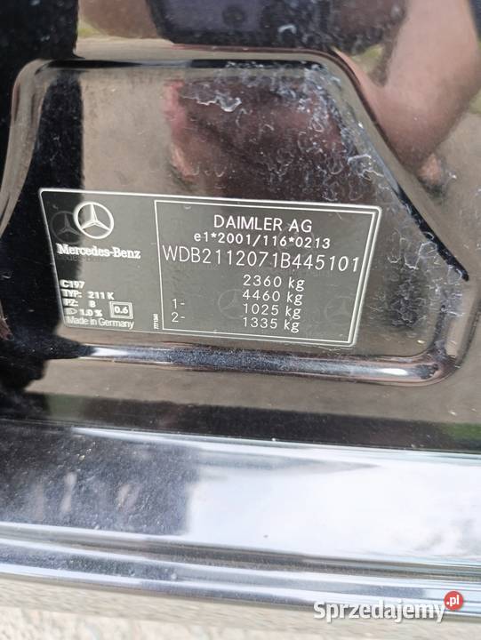 Mercedes 211 E klasa 294 Wodzisław Śląski