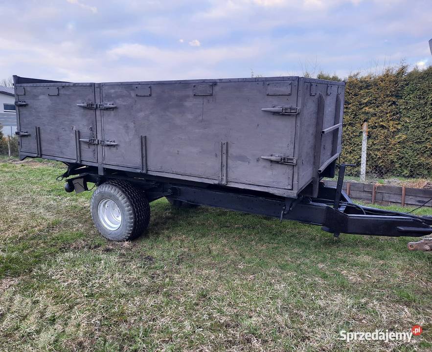 Przyczepa wywrotka na 3 strony jednoosiowa Sejny
